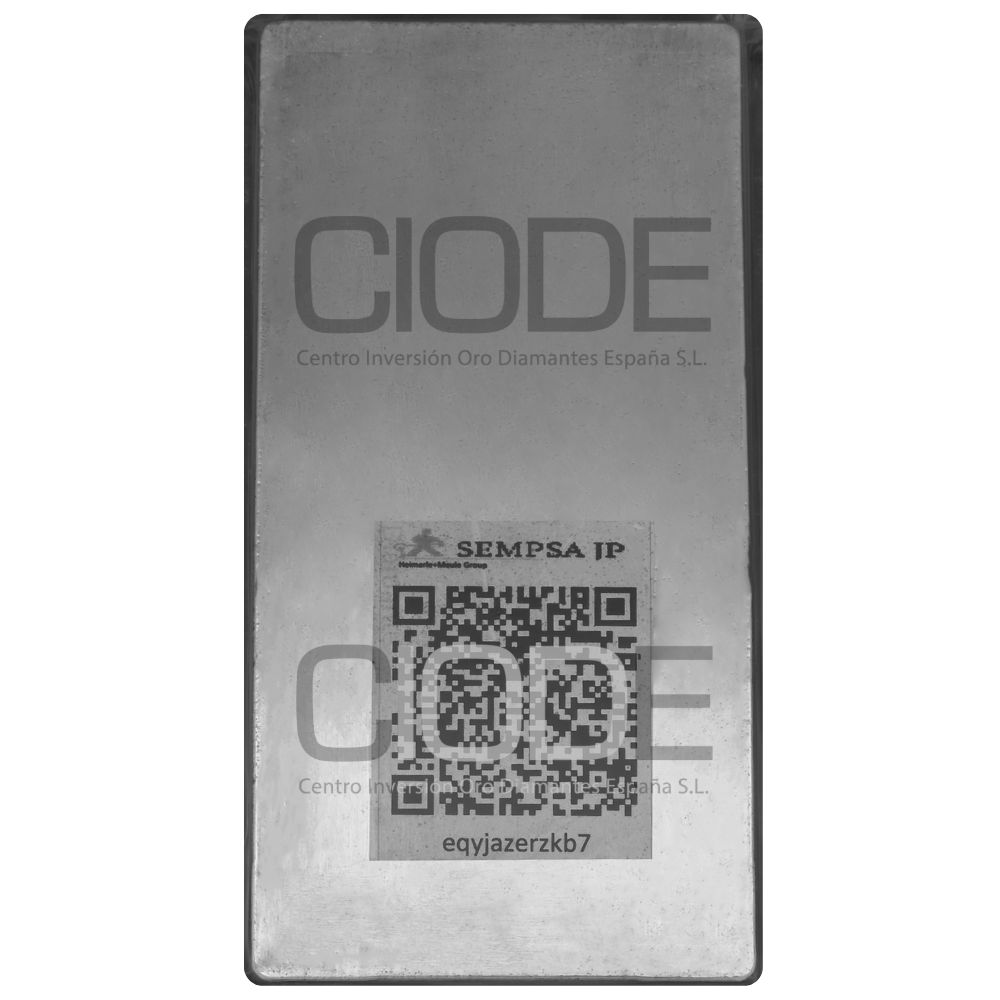 LINGOTE PLATA 1KG SEMPSA