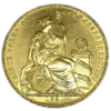 Moneda oro 20 Soles  Republica del Peru