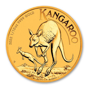1/10 Onza. 15 Dolares Canguro Australia .Varios Años