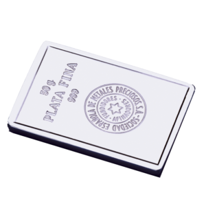 Lingote de Plata 50 Grs. Marca Sempsa