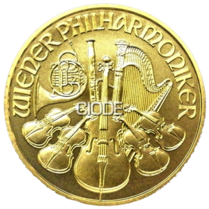 Moneda de 31,10 Grs. de Oro de la Filarmonica de Viena (Varios Años)