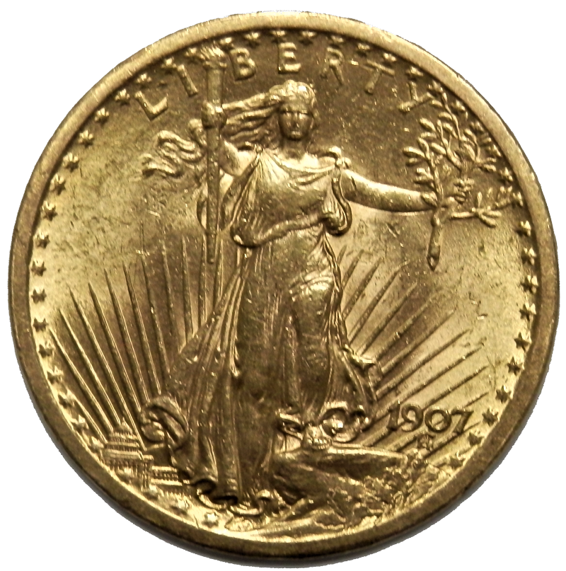 20 Dolares San Gaudens USA. Doble Aguila - Imagen 2