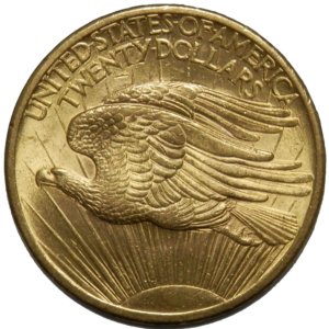 20 Dolares San Gaudens USA. Doble Aguila