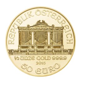 Filarmonica De Viena 1/2 Oz. Oro / 15,552 Gramos / Varios Años