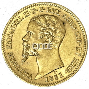20 Liras Vittorio Emanuele II Varios años.