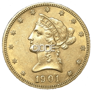 10 Dolares Doble Aguila. Liberty Head