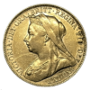 Moneda de Oro Libra Esterlina varios años y reyes .