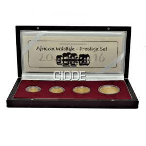 Somalia. Fauna Africa - Elefante.  Set Monedas De Oro - Año 2016