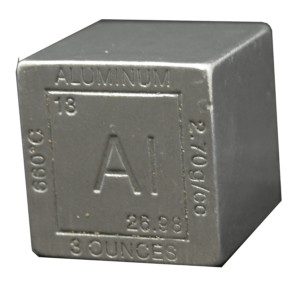 Cubo 3 Onzas Aluminio. 88 Grs. / 2,70 G/Cc