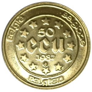 50 Ecus  Belgica 1987