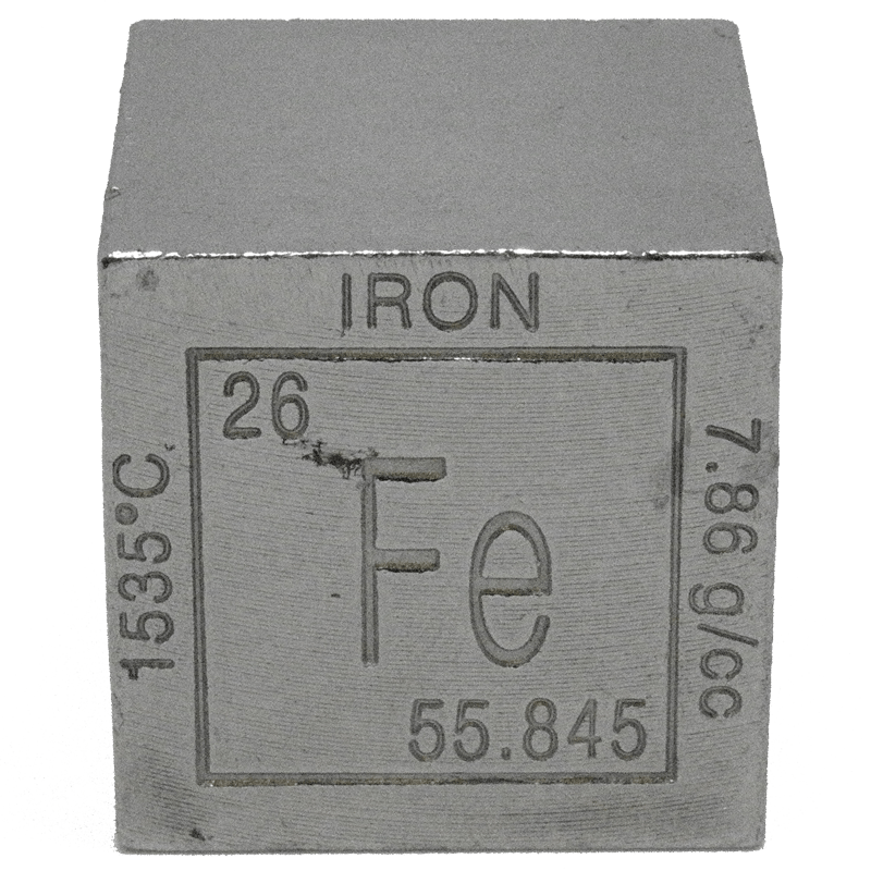 Cubo Metalico 250 G / 8 Onzas Hierro / Pisapapeles Original Decoración - Imagen 2