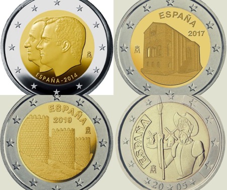 monedas de dos euros conmemorativas