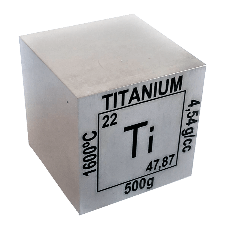 CUBO DE TITANIO 48MM / 500G