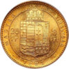 20 Francos /8 Florines Austrohungaros Francisco Jose I Hungria