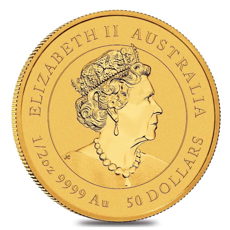 Moneda 1/2 Onza de oro OX 50 dólares año lunar del BUEY 2021 AUSTRALIA