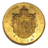 Moneda Oro 50 Francos Francia. Napoleon III 1856
