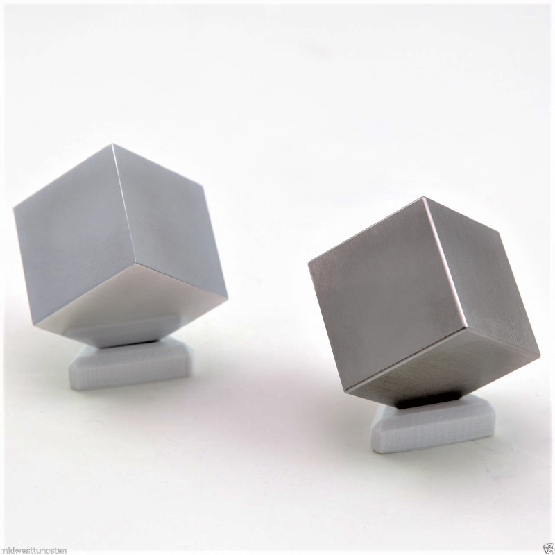 Cubos De Coleccion TUNGSTENO Y ALUMINIO
