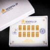 Estuche 10 Lingotes de 1 Gramo Oro 9999 Marca SEMPSA