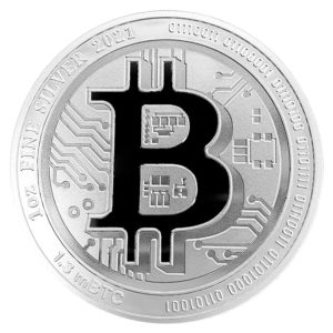Moneda 1 Onza / 31.10 g / Plata / BITCOIN / Niue 2021