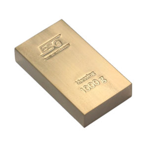 Lingote 1000 Grs Latón (CuZn) / Marca ESG