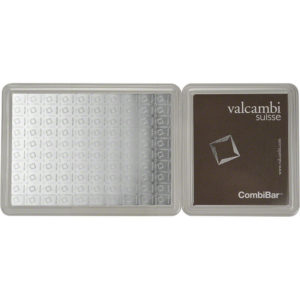 Lingote Plata COMBICOIN VALCAMBI 100 Gramos Divisible en 100 X 1g
