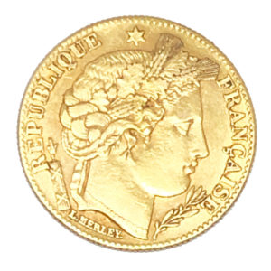 10 Francos. Francia 3.23 Grs Oro Gallo CERES