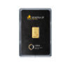 Lingote de oro 2,5 gramos 9999 BLISTER Marca SEMPSA