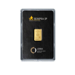 Lingote de oro 2,5 gramos 9999 BLISTER Marca SEMPSA