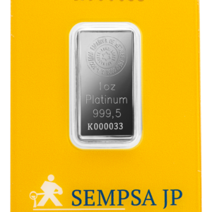 Lingote de inversión 31,10 Grs Platino Marca SEMPSA
