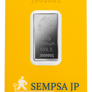 Lingote de inversión 20 Grs Platino Marca SEMPSA