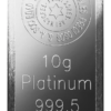 Lingote de inversión 10 Grs Platino Marca SEMPSA