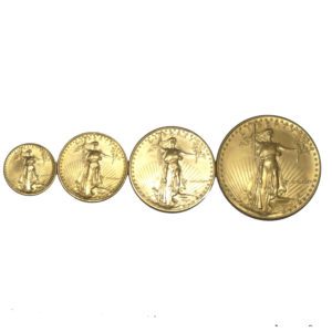 Set Monedas inversión USA. 1 $-5$ -10$-25$-50$. Aguila. Liberty.
