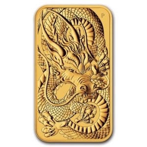 Moneda lingote 1 Onza Oro DRAGON . 31.10 gramos 2021