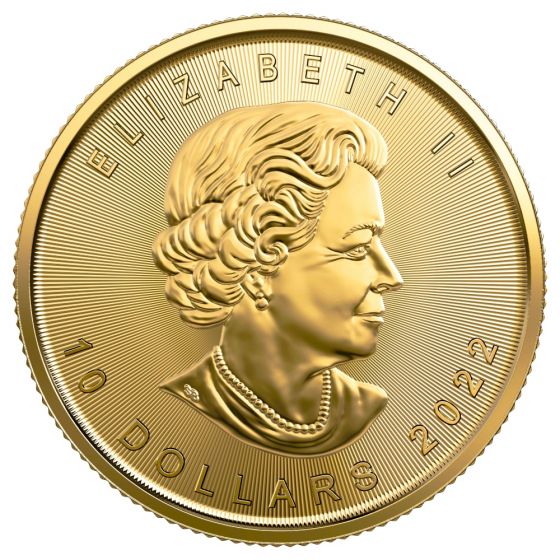 Moneda Oro 10 $ 1/4 Onza Mapled Canada Varios Años