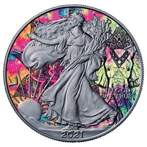 Moneda de plata 1 Onza 31.10 Gramos Aguila Americana ELEFANTE