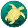 Moneda de plata 1 Onza 31.10 Gramos TORTUGA ESPACIAL" Año 2022
