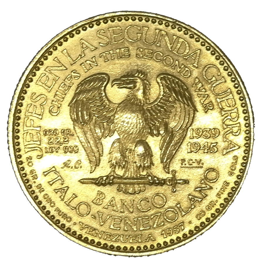 Medalla de Oro Jefes en la Segunda Guerra Mundial VITT.EM III 1957 - 1959