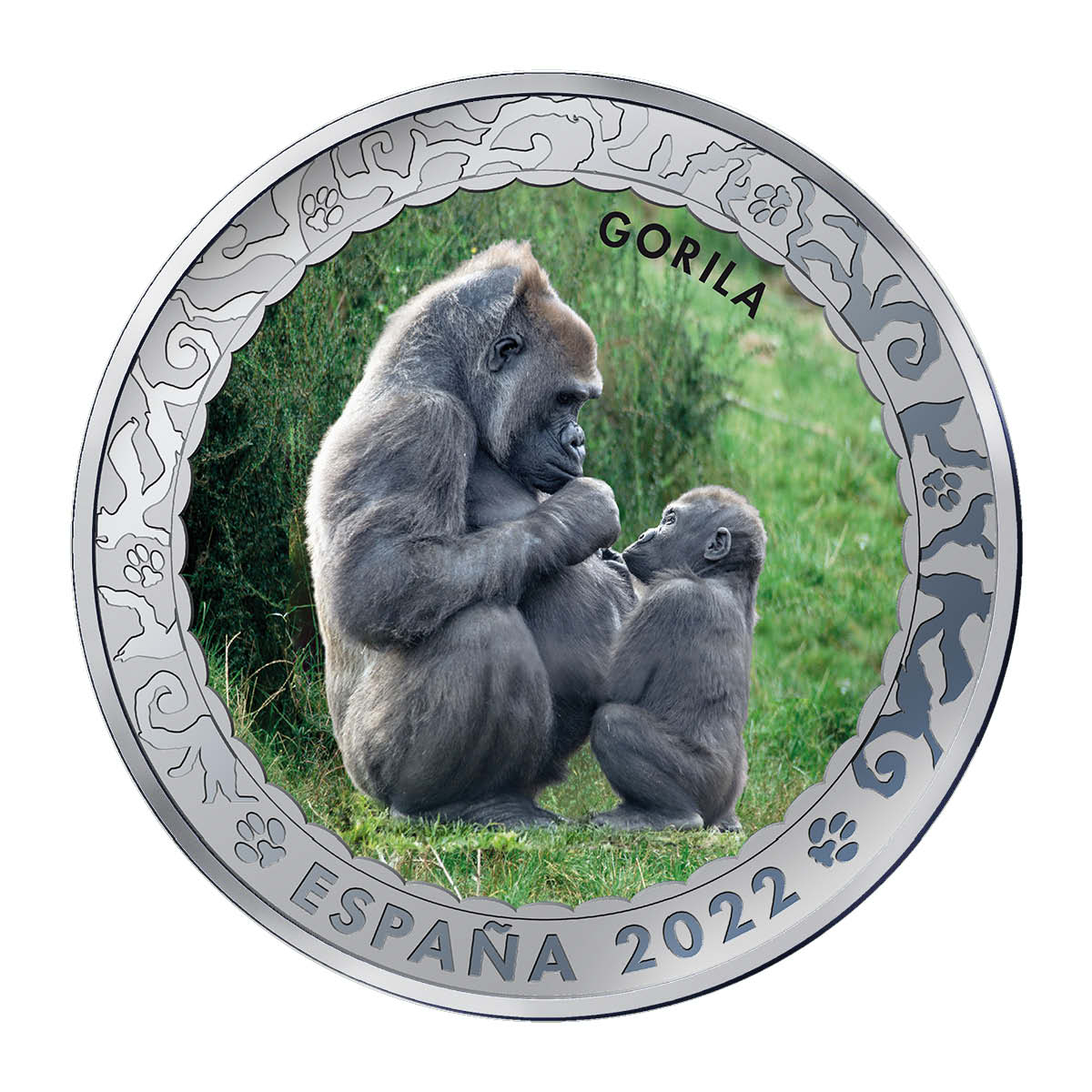 Serie 16 Monedas Plata ANIMALES PELIGRO DE EXTINCION