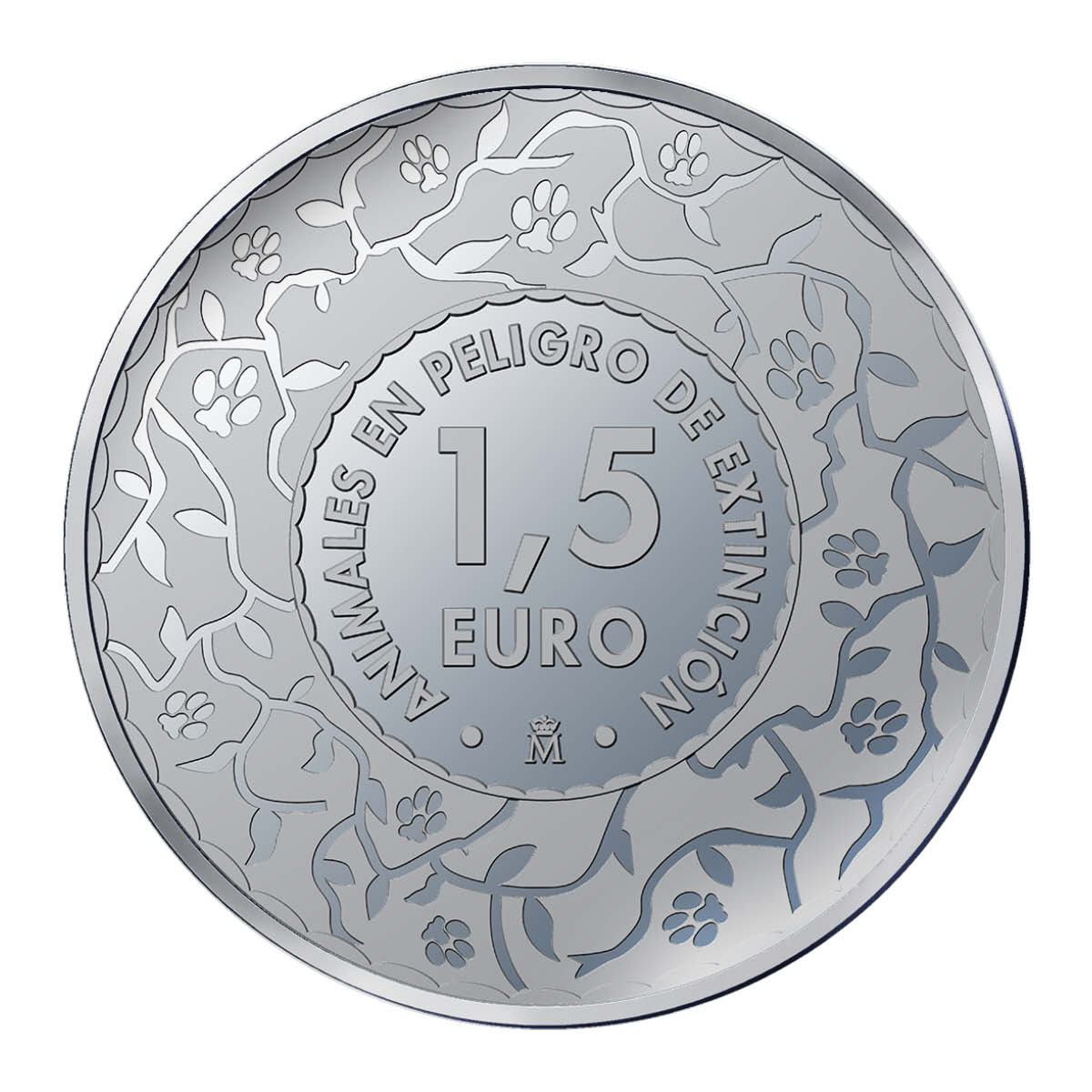 Serie 16 Monedas Plata ANIMALES PELIGRO DE EXTINCION