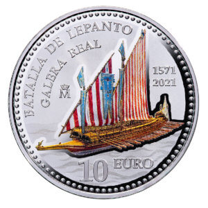 Moneda Plata BATALLA DE LEPANTO (2021) 8 REALES