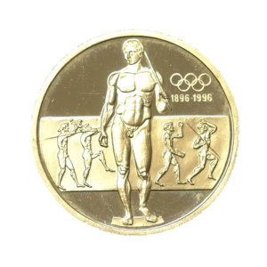 Moneda de Oro 1/2 Onza Juegos Olimpicos 20.000 Dragmas Grecia