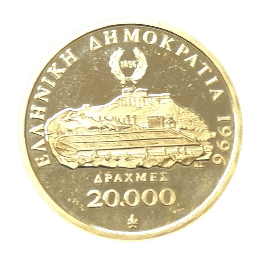 Moneda de Oro 1/2 Onza Juegos Olimpicos 20.000 Dragmas Grecia