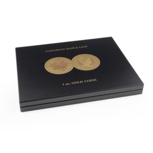 Estuche ideal para 30 monedas Maple 1oz de oro en cápsulas