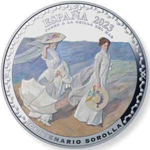 Moneda de Plata CINCUENTIN 100º ANIVERSARIO DE JOAQUIN SOROLLA