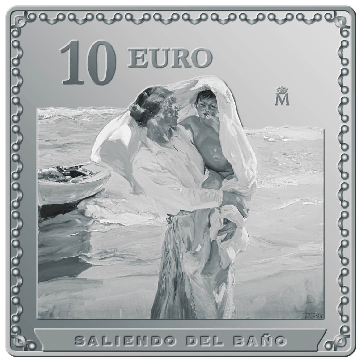Moneda de Plata 10 EUROS 100º ANIVERSARIO DE JOAQUIN SOROLLA - Imagen 2