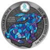 Moneda 1 Onza / 31.10 Gramos Plata AZURE WATER RABBIT Ruanda