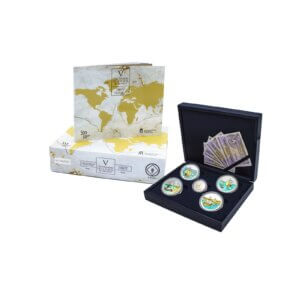 Colección Monedas Plata V CENTENARIO VUELTA AL MUNDO 8 REALES