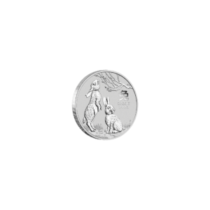 Moneda de Plata 9999 AÑO LUNAR CONEJO 1000 Gramos. AUSTRALIA