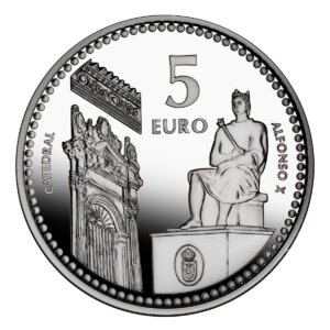 Moneda Plata 13.5 gramos Capitales Españolas CIUDAD REAL