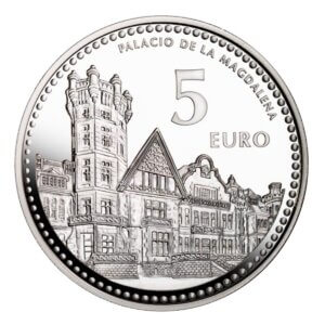 Moneda Plata Capitales Españolas SANTANDER